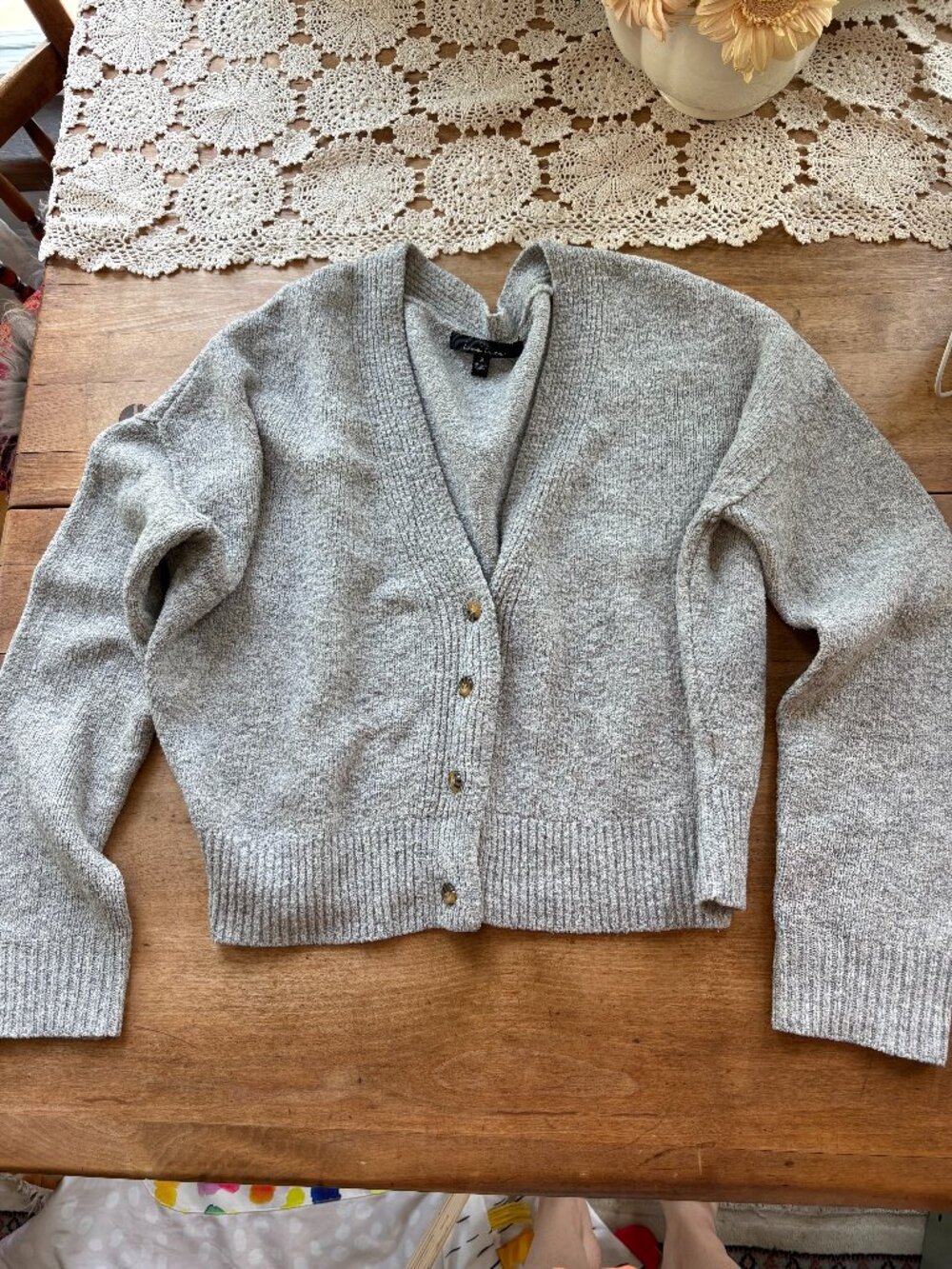 Love Tree gray sweater